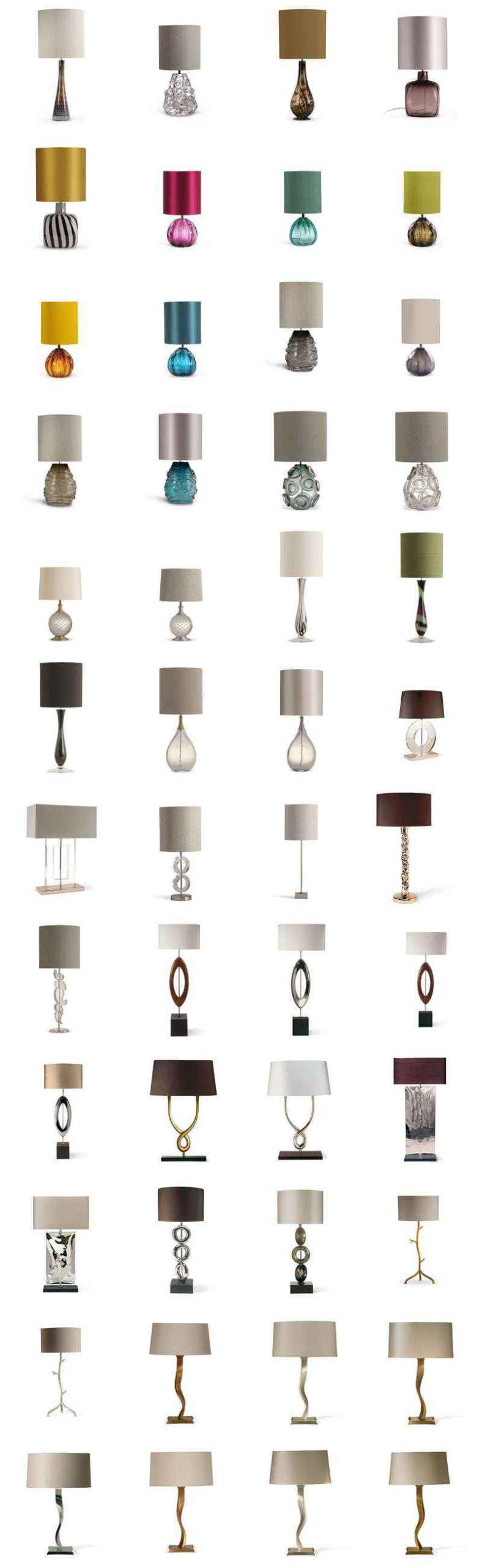 ★【 PSD Interior Design Blocks-All Table_Lamps PSD Blocks Download】 - Image 4