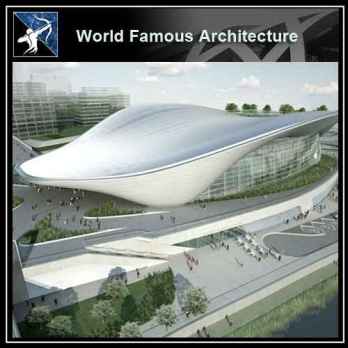 💎【Famous Architecture Projects】London aquatics center Sketchup 3d model-Zaha hadid architecture