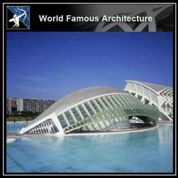 💎【Famous Architecture Projects】Santiago calatrava 3d CAD Drawing