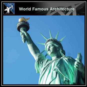 💎【Famous Architecture Projects】Statue of liberty 3D CAD Drawing