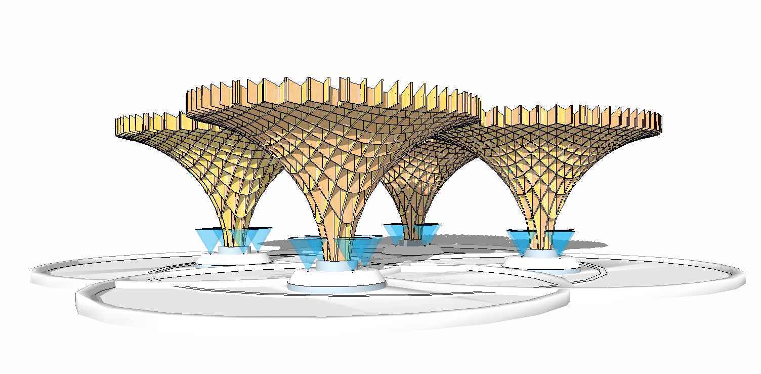 💎【Sketchup Architecture 3D Projects】10 Types of Creative landscape structure Sketchup 3D Models V3