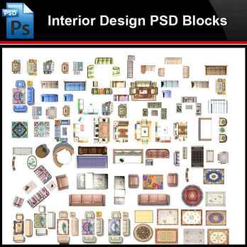 ★Photoshop PSD Blocks-Interior Design Sofa PSD Blocks V3