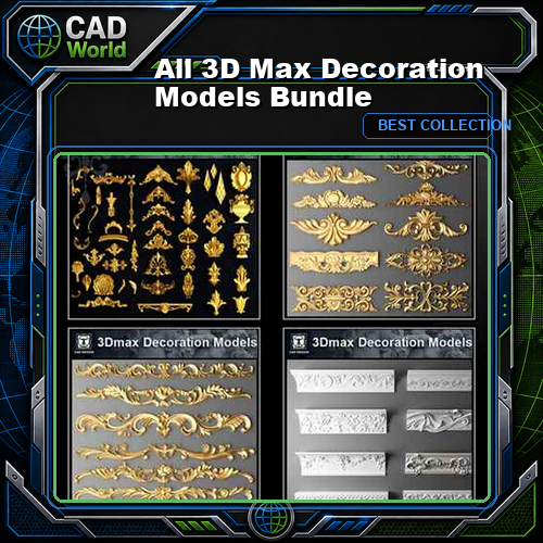 【All 3D Max Decoration Models Bundle】(Best Recommanded!!)