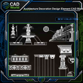 ★【Architecture Decoration Design Element CAD Blocks V.3】@Autocad Decoration Blocks,Drawings,CAD Details,Elevation
