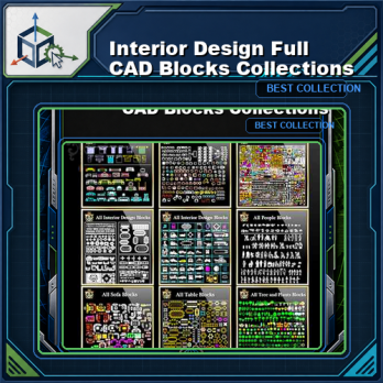 【Interior Design Full CAD Blocks Collections】(Best Collections!!)