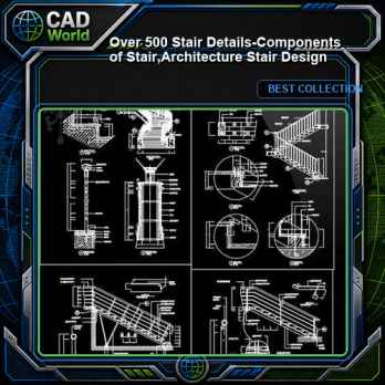 Over 500 Stair Details-Components of Stair,Architecture Stair Design
