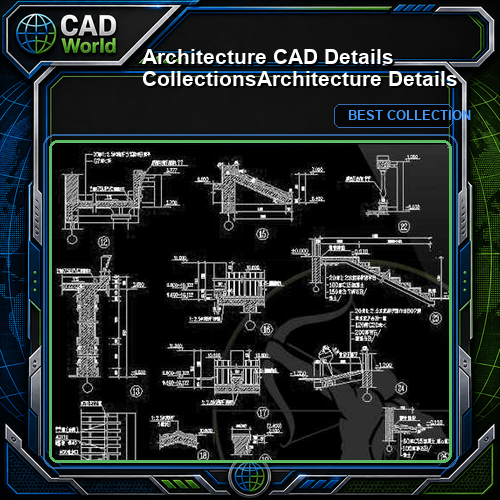 【Architecture CAD Details Collections】Architecture Details