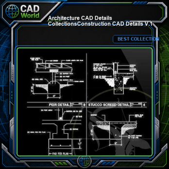 【Architecture CAD Details Collections】Construction CAD Details V.1