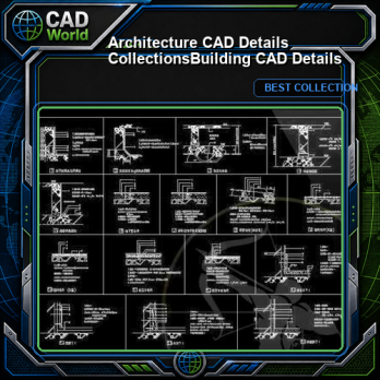 【Architecture CAD Details Collections】Building CAD Details