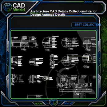 【Architecture CAD Details Collections】Interior Design Autocad Details