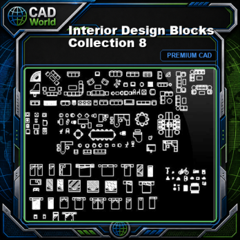 Interior Design Blocks Collection 8