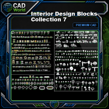Interior Design Blocks Collection 7