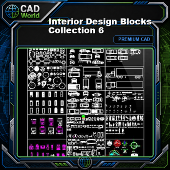 Interior Design Blocks Collection 6