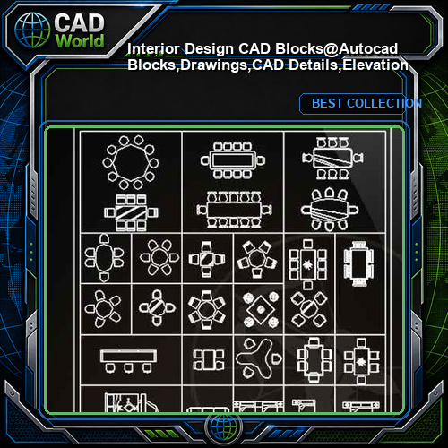 ★【Interior Design CAD Blocks】@Autocad Blocks,Drawings,CAD Details,Elevation