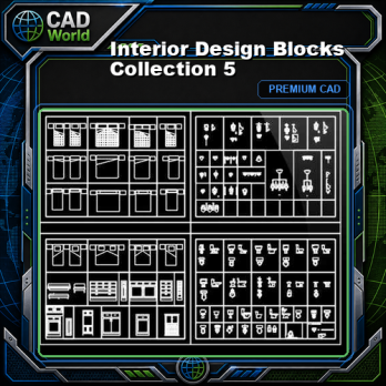 Interior Design Blocks Collection 5