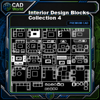 Interior Design Blocks Collection 4