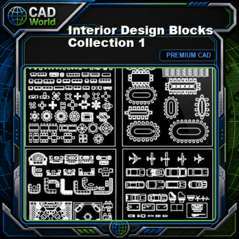 Interior Design Blocks Collection 1