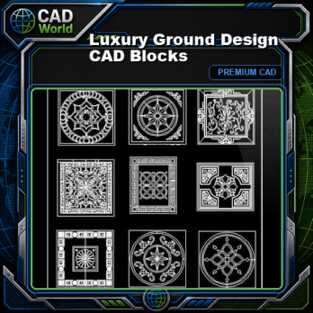 Luxury Ground Design CAD Blocks
