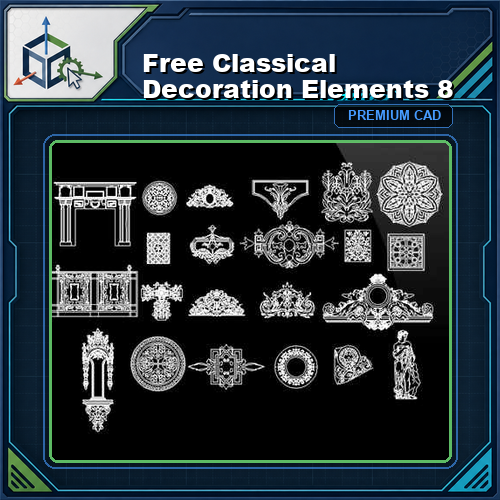 Free Classical Decoration Elements 8