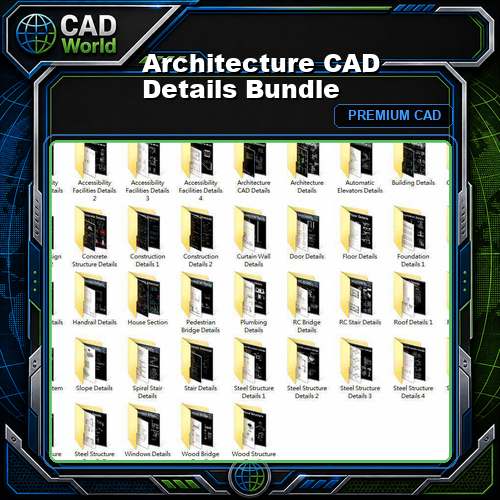 ★【Architecture CAD Details Bundle】