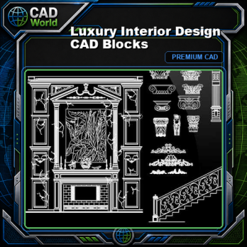 Luxury Interior Design CAD Blocks