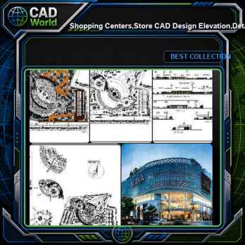 ★【Shopping Centers,Store CAD Design Elevation,Details Elevation Bundle】V.5@Shopping centers, department stores, boutiques, clothing stores, women's wear, men's wear, store design-Autocad Blocks,Drawings,CAD Details,Elevation