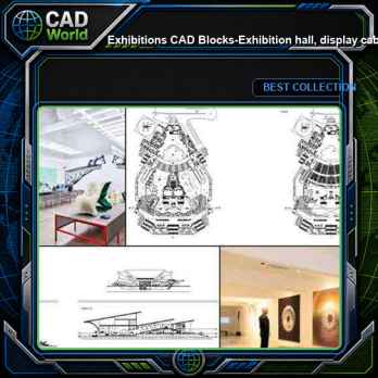 ★【Exhibitions CAD Blocks-Exhibition hall, display cabinet, display stand, exhibition design】@CAD Blocks,Autocad Blocks,Drawings,Details