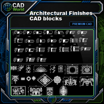 Architectural Finishes CAD blocks