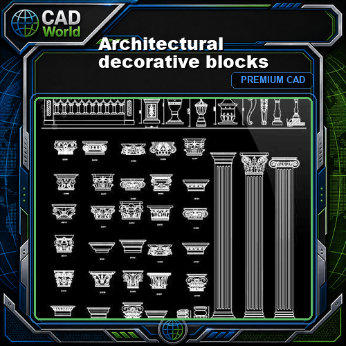 Architectural decorative blocks