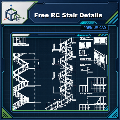 Free RC Stair Details