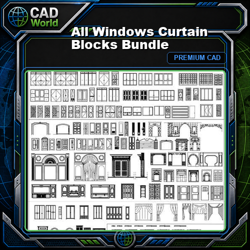 All Windows Curtain Blocks Bundle