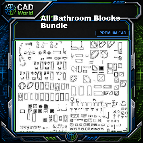 All Bathroom Blocks Bundle