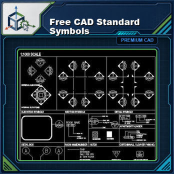 Free CAD Standard Symbols