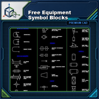 Free Equipment Symbol Blocks