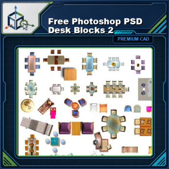 Free Photoshop PSD Desk Blocks 2