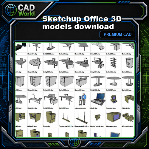 Sketchup Office 3D models download