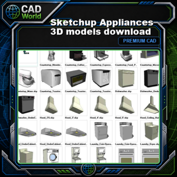 Sketchup Appliances 3D models download