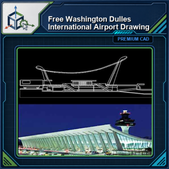 Free Washington Dulles International Airport Drawing