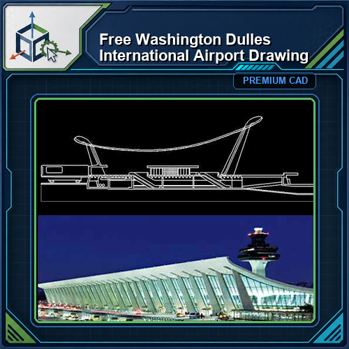 Free Washington Dulles International Airport Drawing