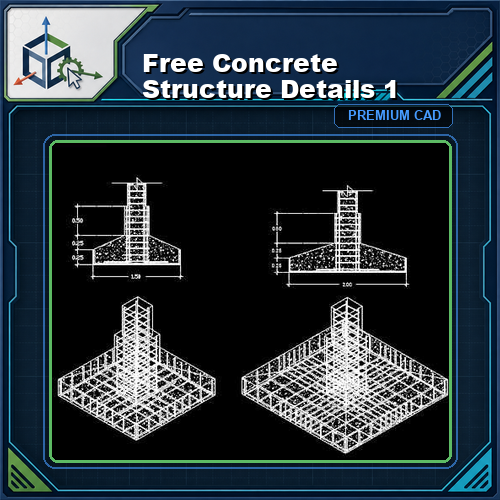 Free Concrete Structure Details 1