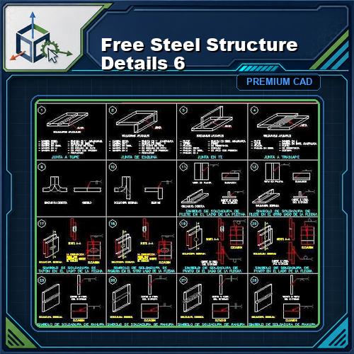 Free Steel Structure Details 6