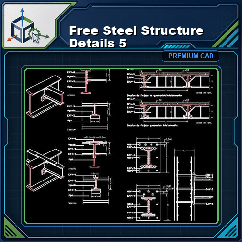 Free Steel Structure Details 5