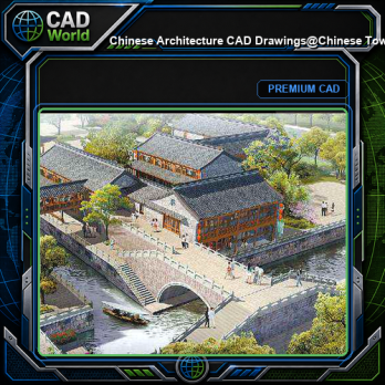 ★【Chinese Architecture CAD Drawings】@Chinese Tower Drawings,CAD Details,Elevation