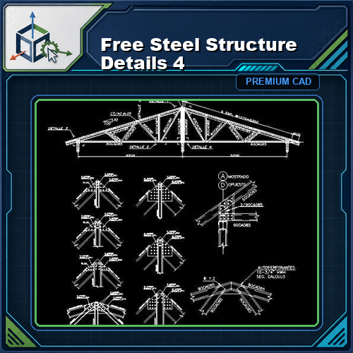 Free Steel Structure Details 4