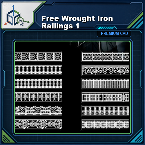 Free Wrought Iron Railings 1