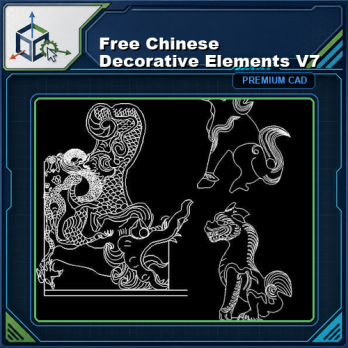 Free Chinese Decorative Elements V7