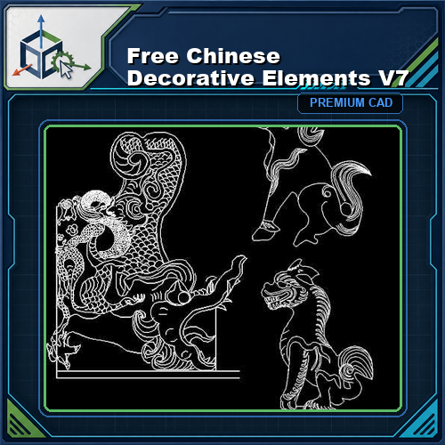 Free Chinese Decorative Elements V7