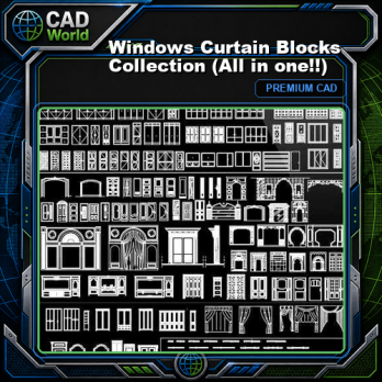 Windows Curtain Blocks Collection (All in one!!)