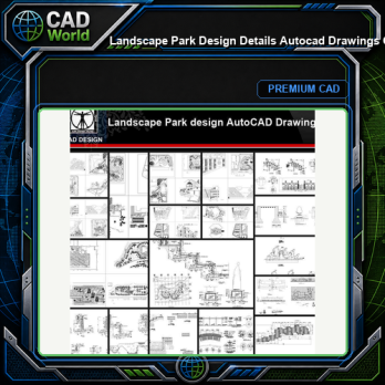 ★【Landscape Park Design Details Autocad Drawings Collections】All kinds of Landscape Details CAD Drawings