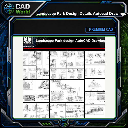 ★【Landscape Park Design Details Autocad Drawings Collections】All kinds of Landscape Details CAD Drawings